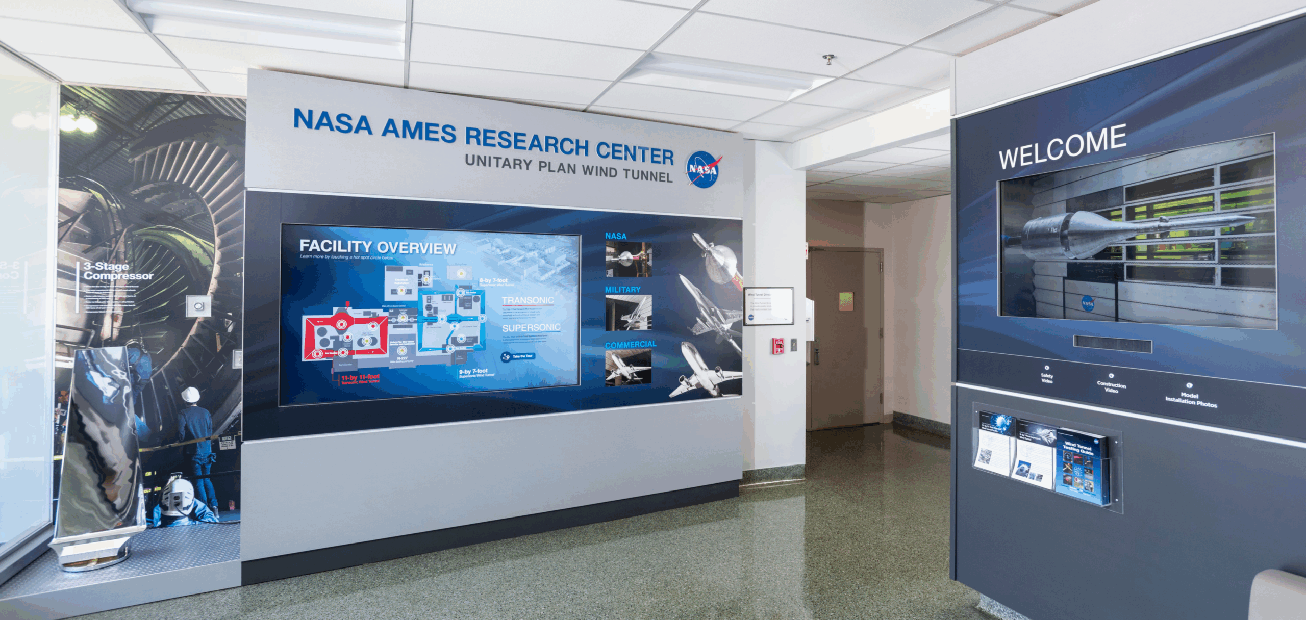 nasa ames wind tunnel lobby